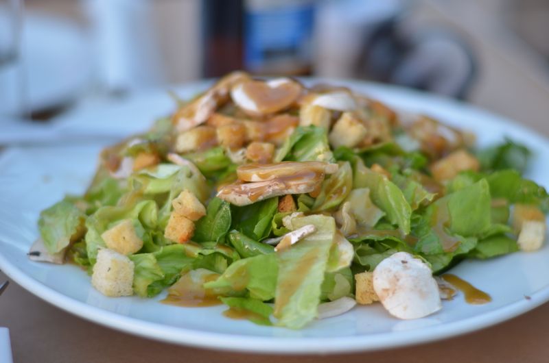 Caesar Salad with Parmesan and croutons