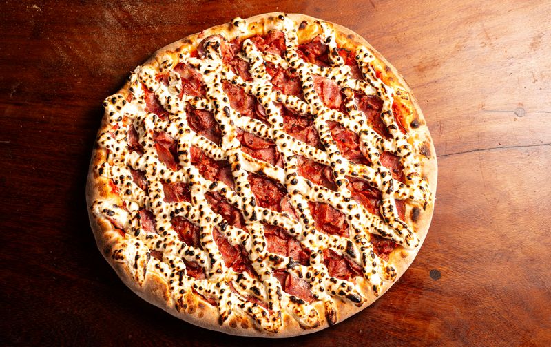 Meat Lovers pizza with sausage and bacon